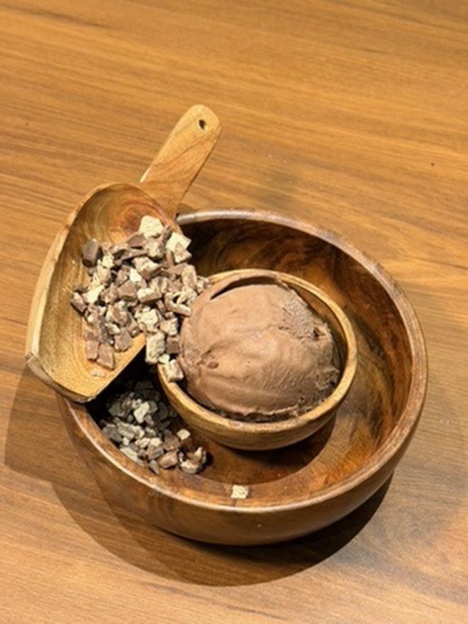 A scoop of Scoopful ice cream