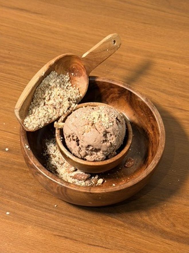 A scoop of Scoopful ice cream